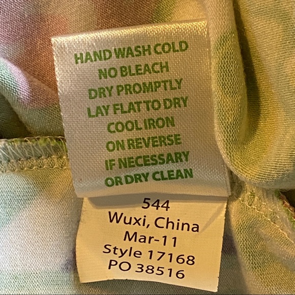 Lilly Pulitzer Dress Knit Stretch Off or On Shoulder Lotus Floral Navy Pink - Picture 9 of 10